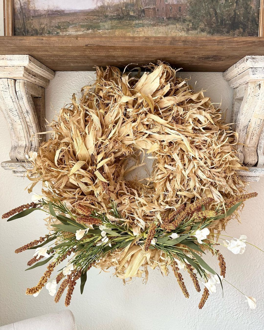 Cornhusk wreath