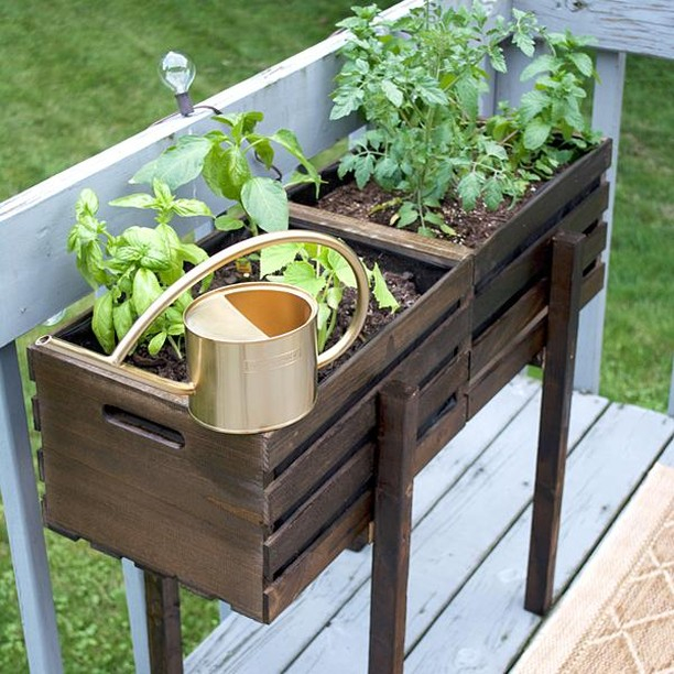 Crate planters
