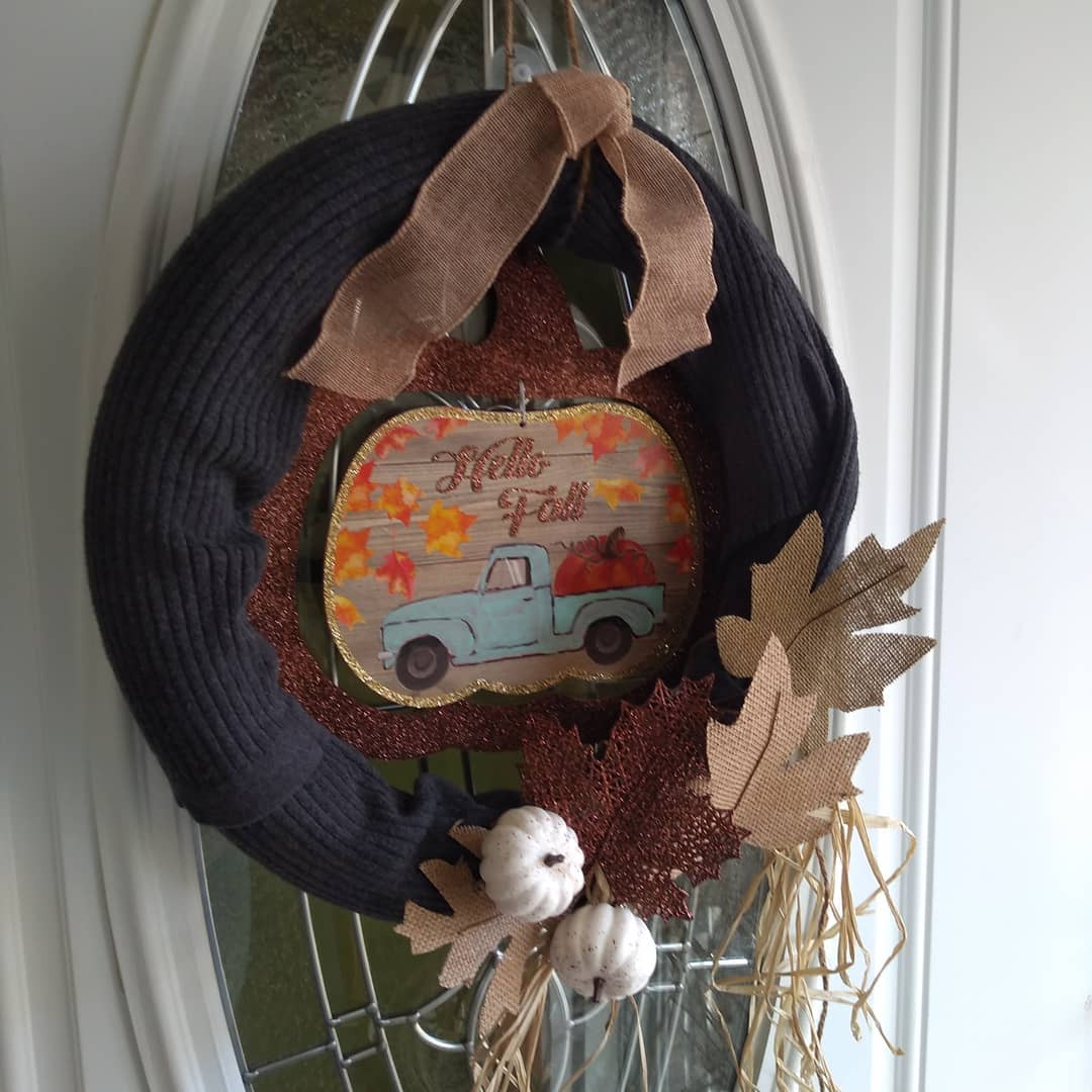 DIY fall wreath