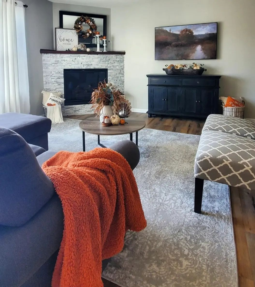 Faux fur throw