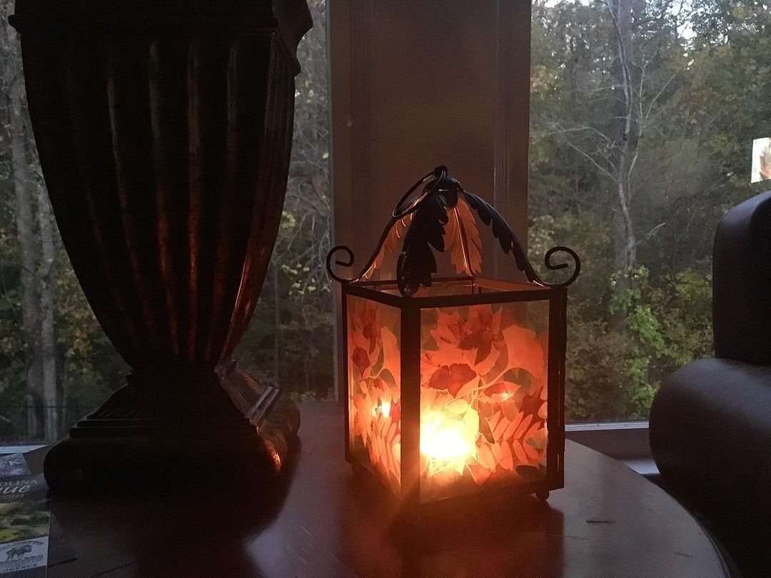 Glass lantern