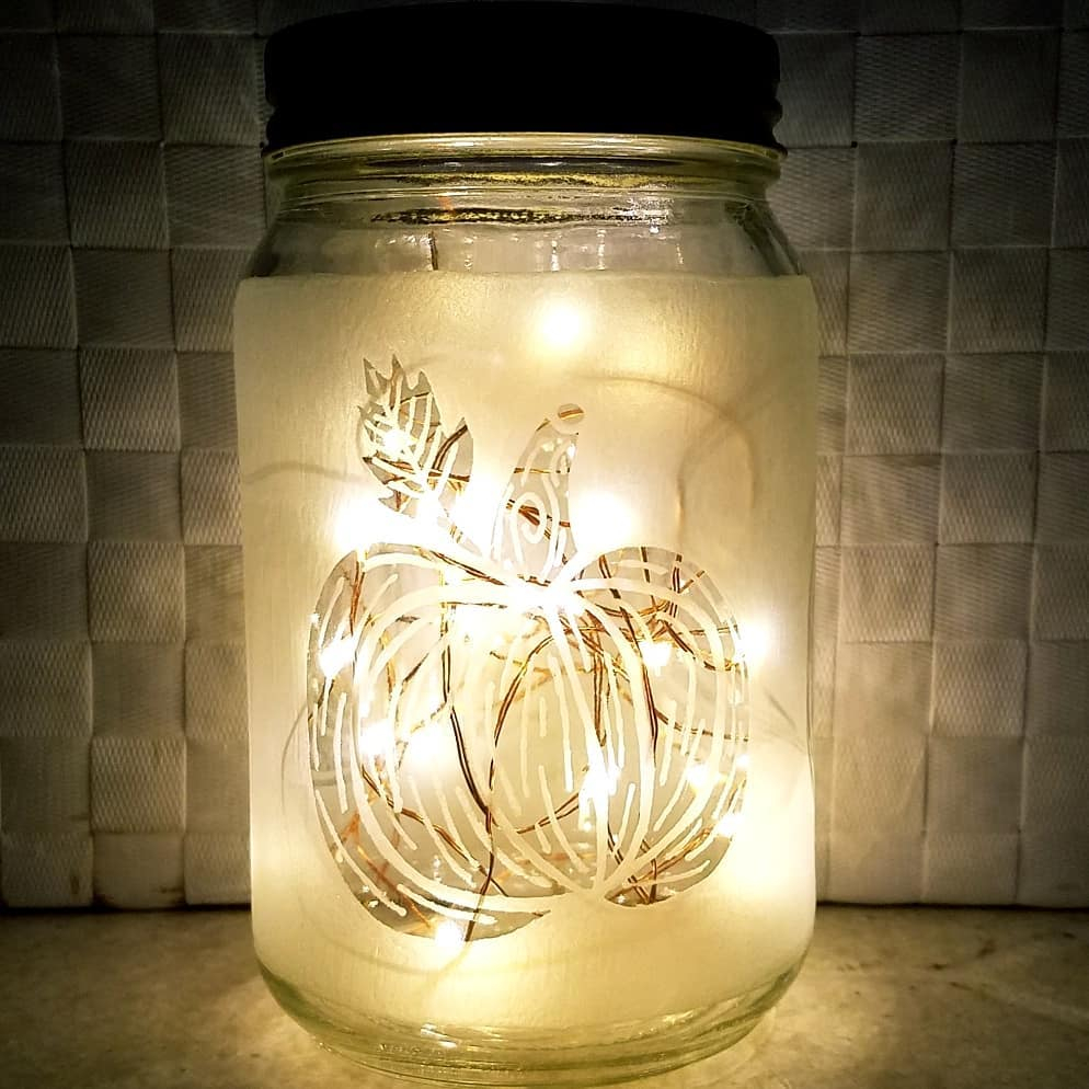 Mason jar lantern