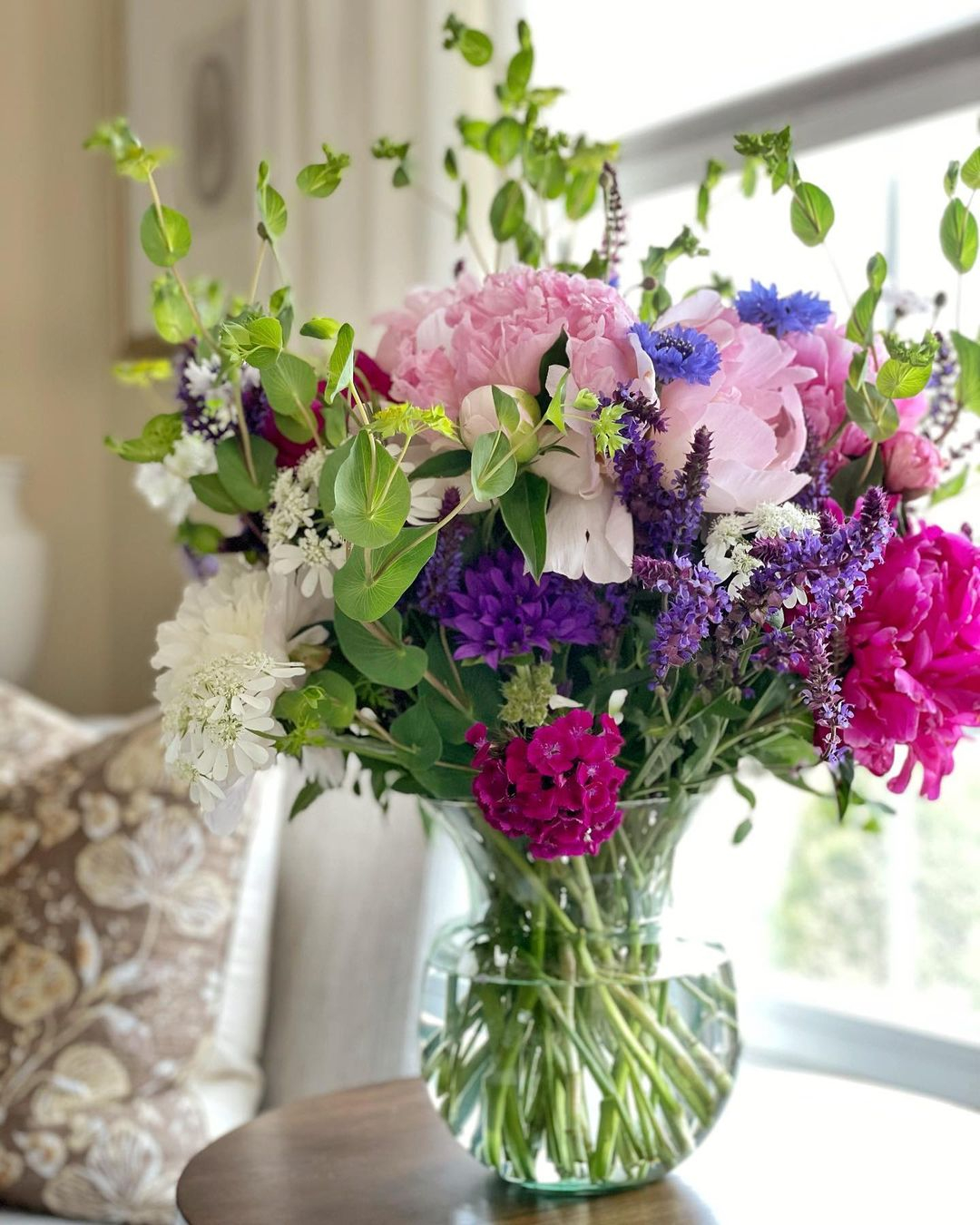 Mixing flowers