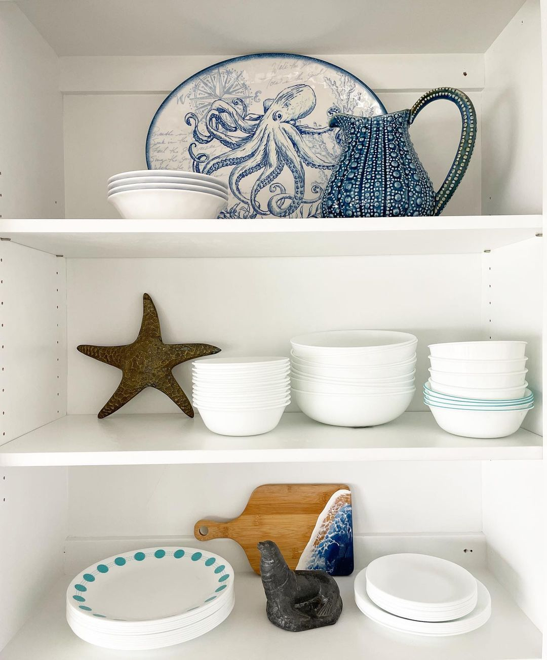 Open shelves