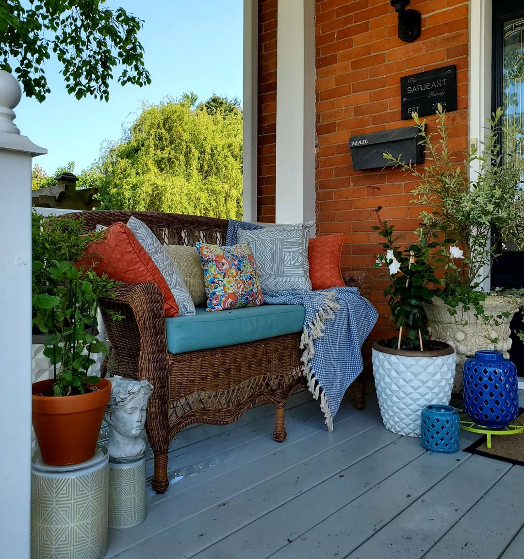 Outdoor bench