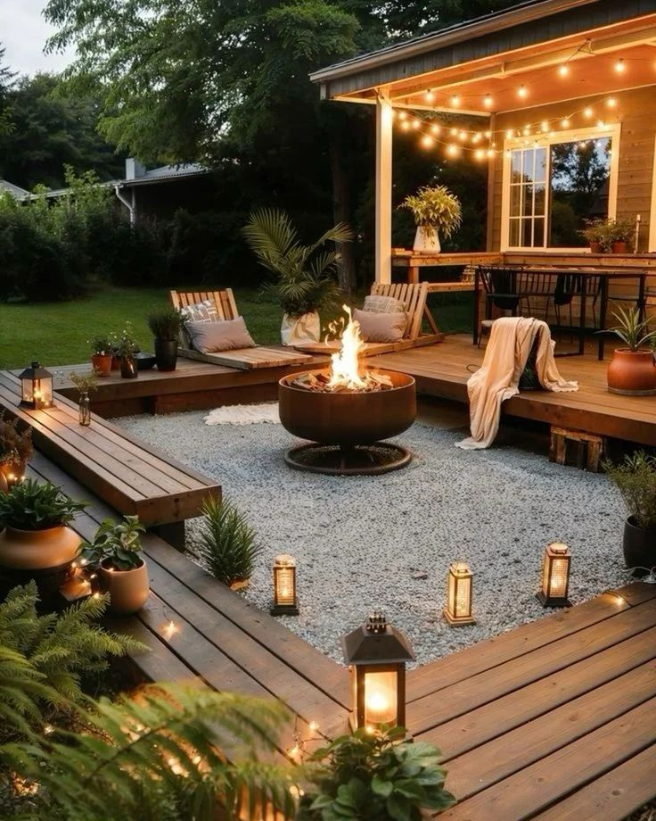 Outdoor fire pit