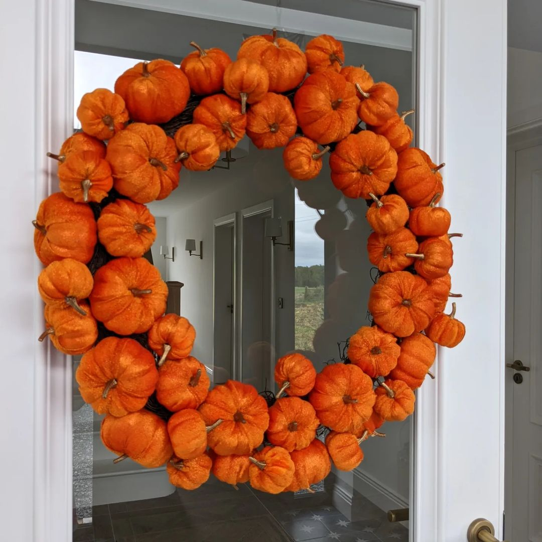 Pumpkin wreath
