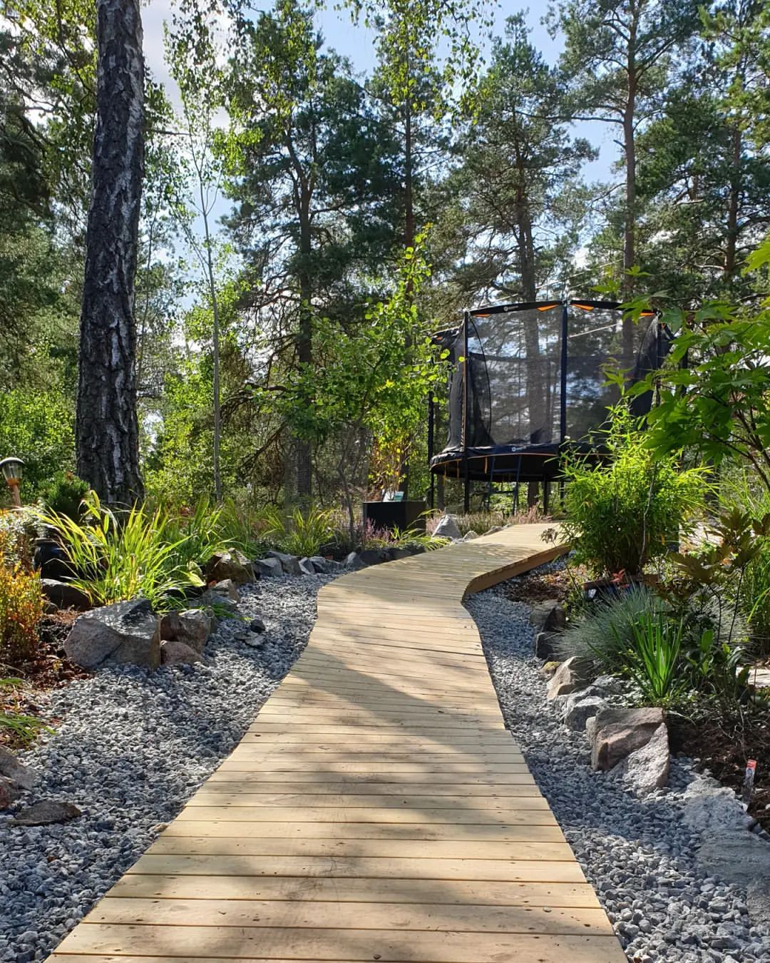 Wood pathways
