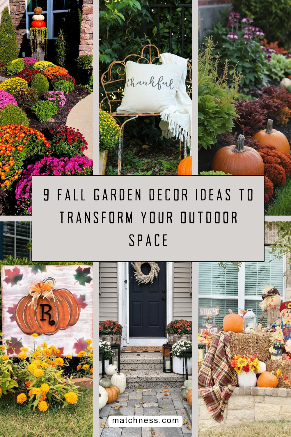 9 fall garden decor ideas to transform your outdoor space