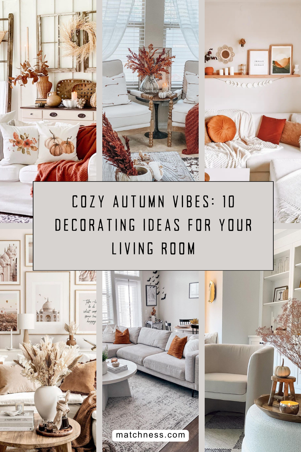 Cozy autumn vibes 10 decorating ideas for your living room