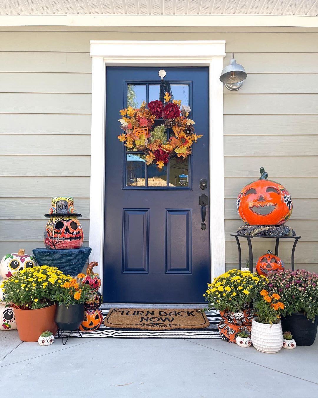 Festive Halloween decor