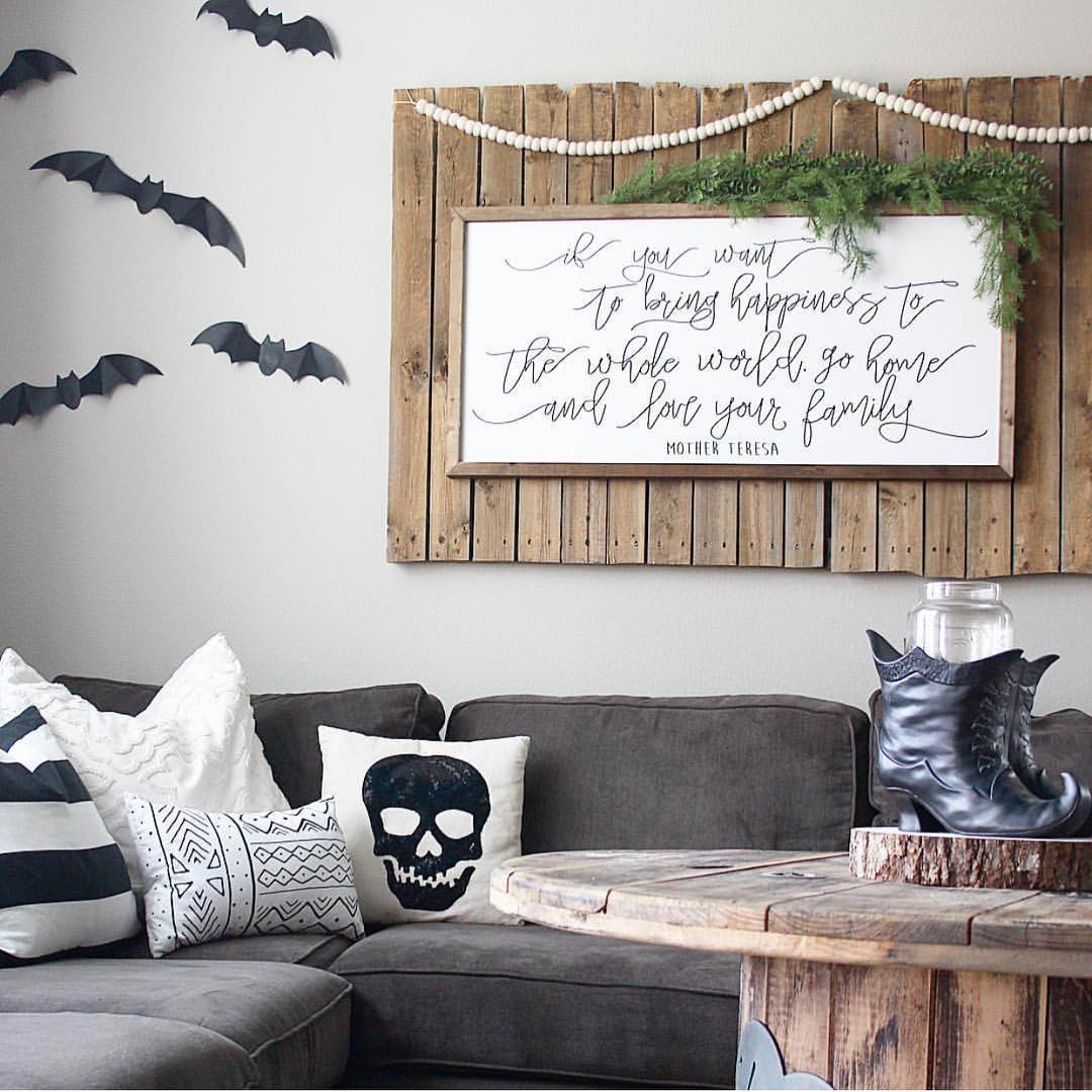 Halloween-themed pillow covers