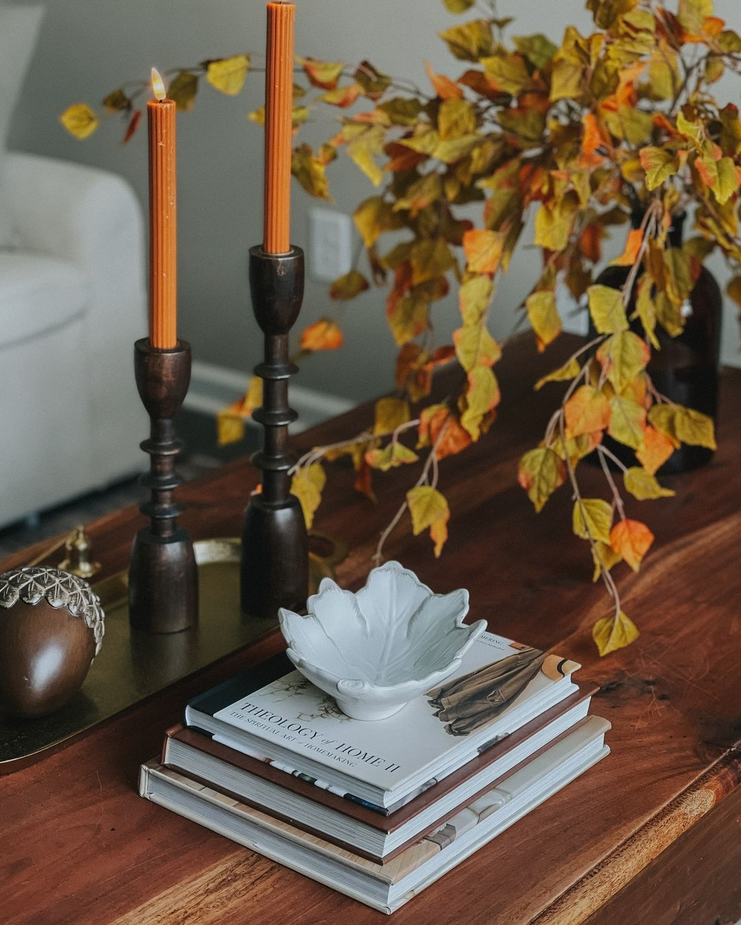 Maple leaf trinket dish