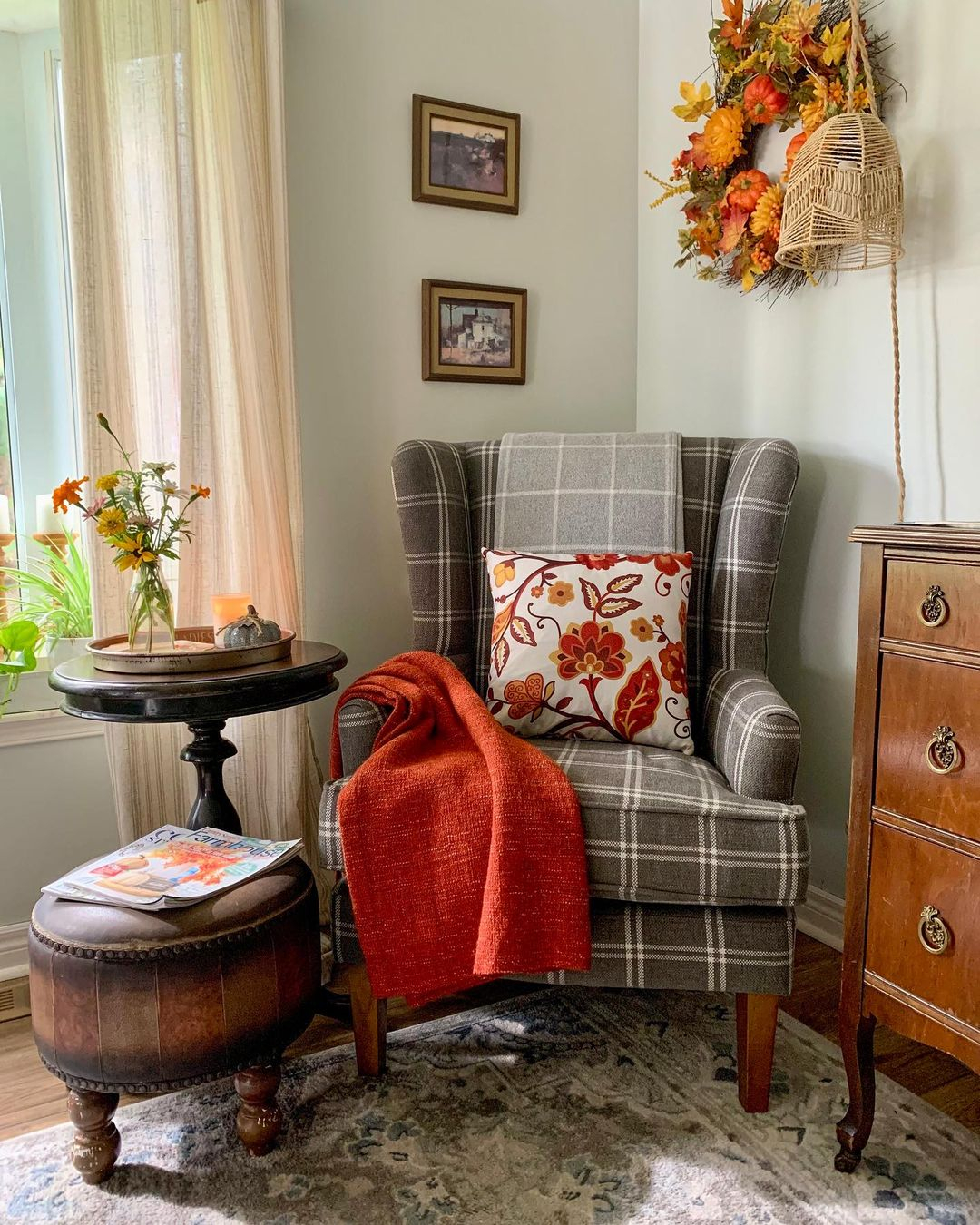 Orange blanket