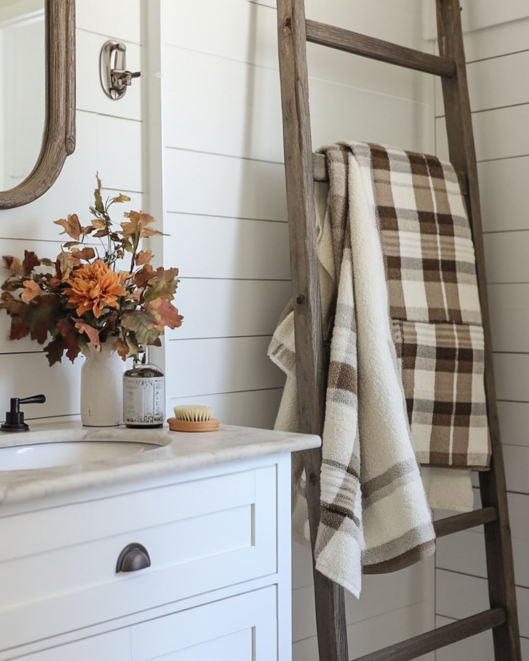 Plaid towels