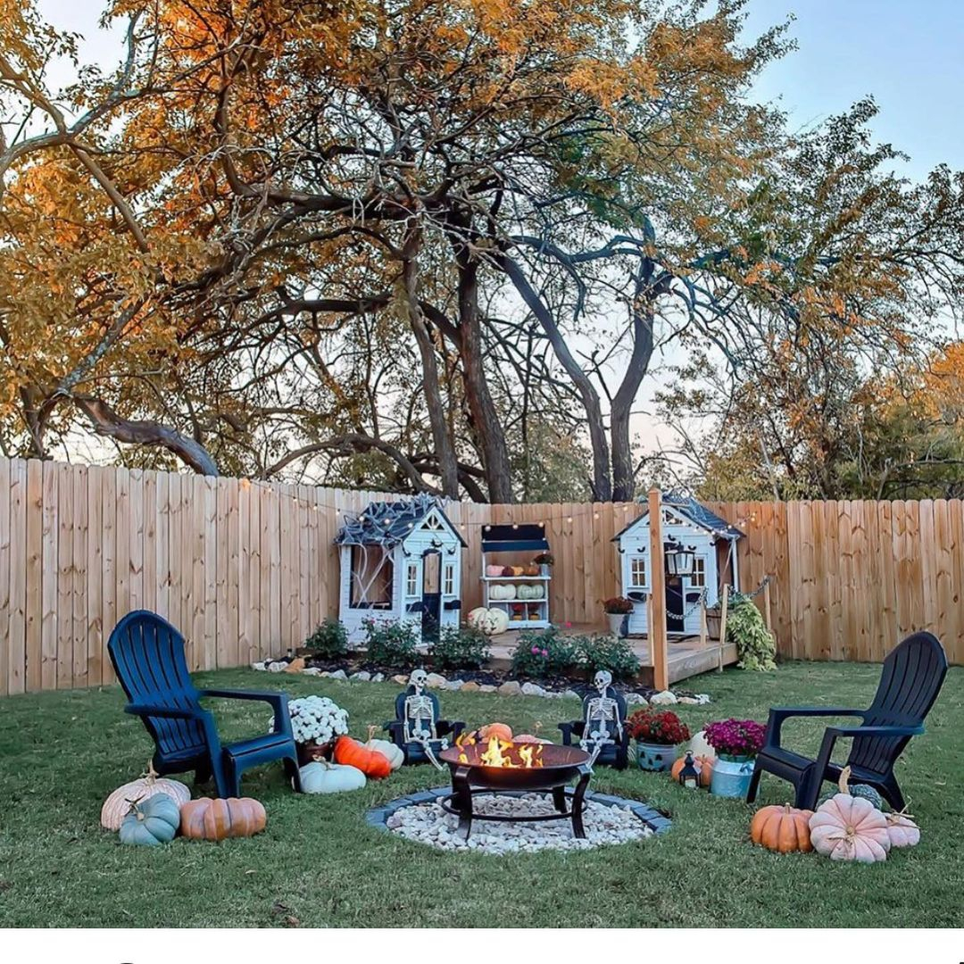 Fall backyard