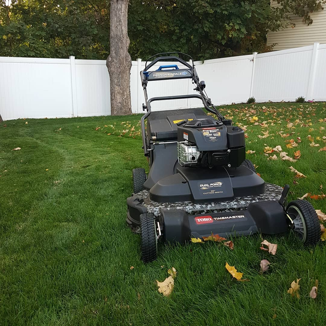 Lawn mowing