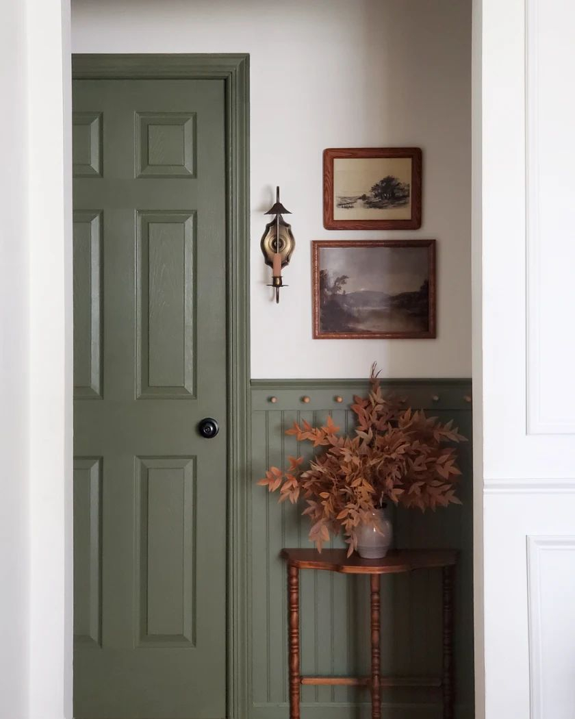 Olive green