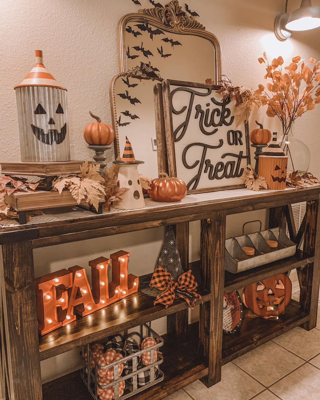 Warm color decor