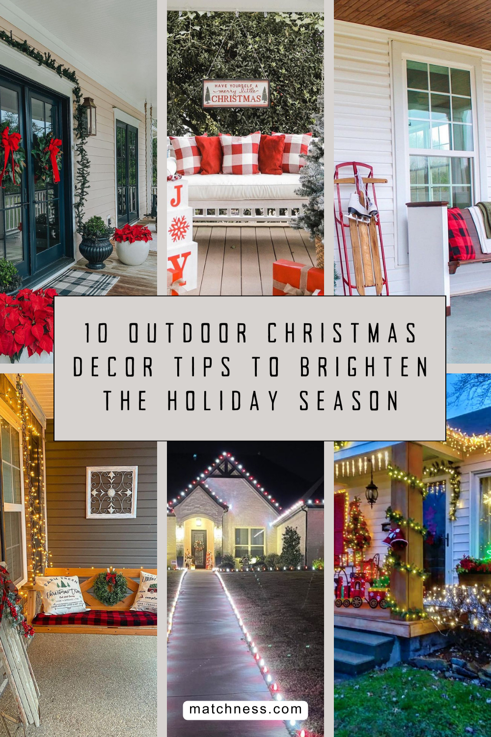 10 outdoor christmas decor tips to brighten the holiday season