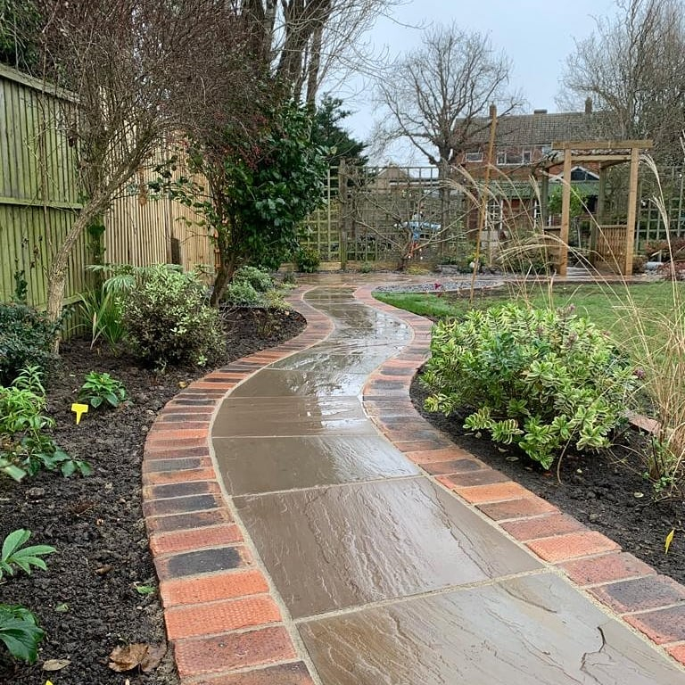 Brick edging