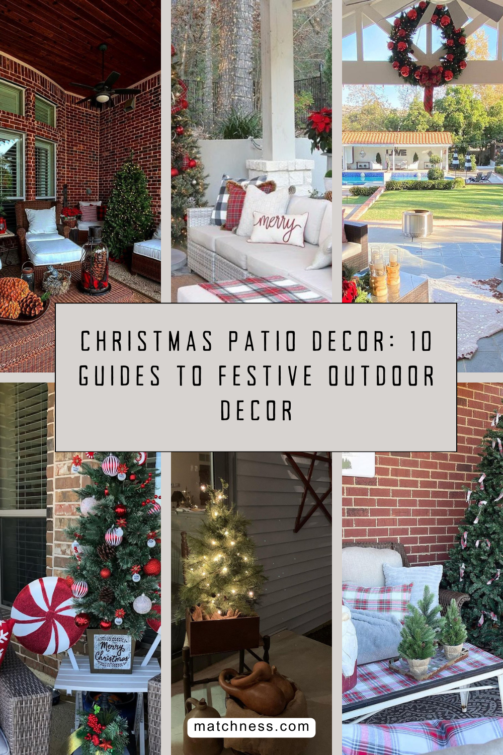 Christmas patio decor 10 guides to festive outdoor decor