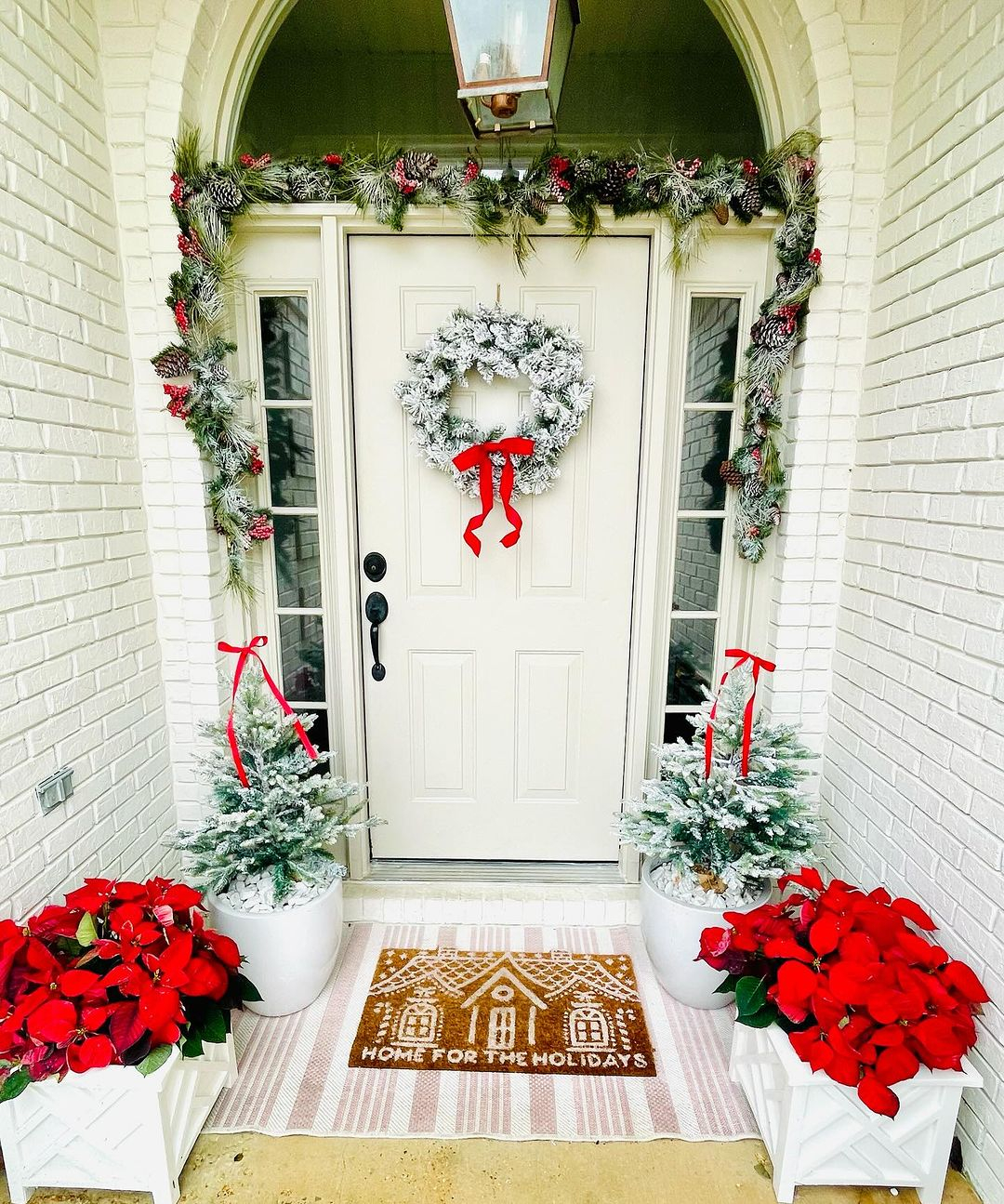 Christmas front door