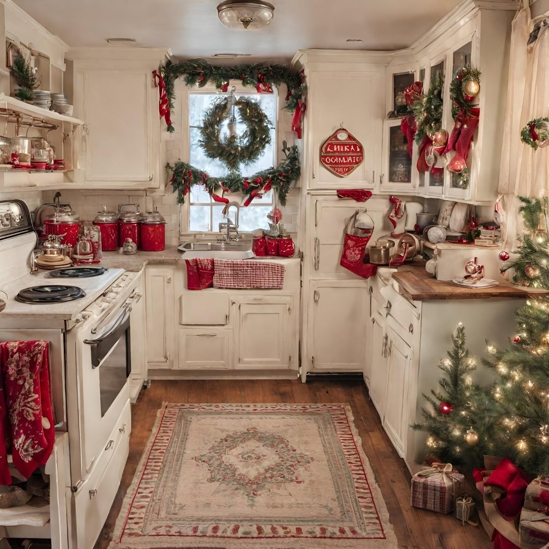 Christmas kitchen