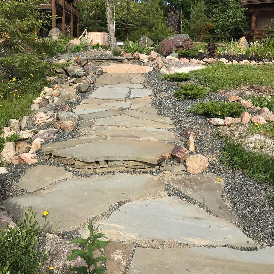 Flagstone path