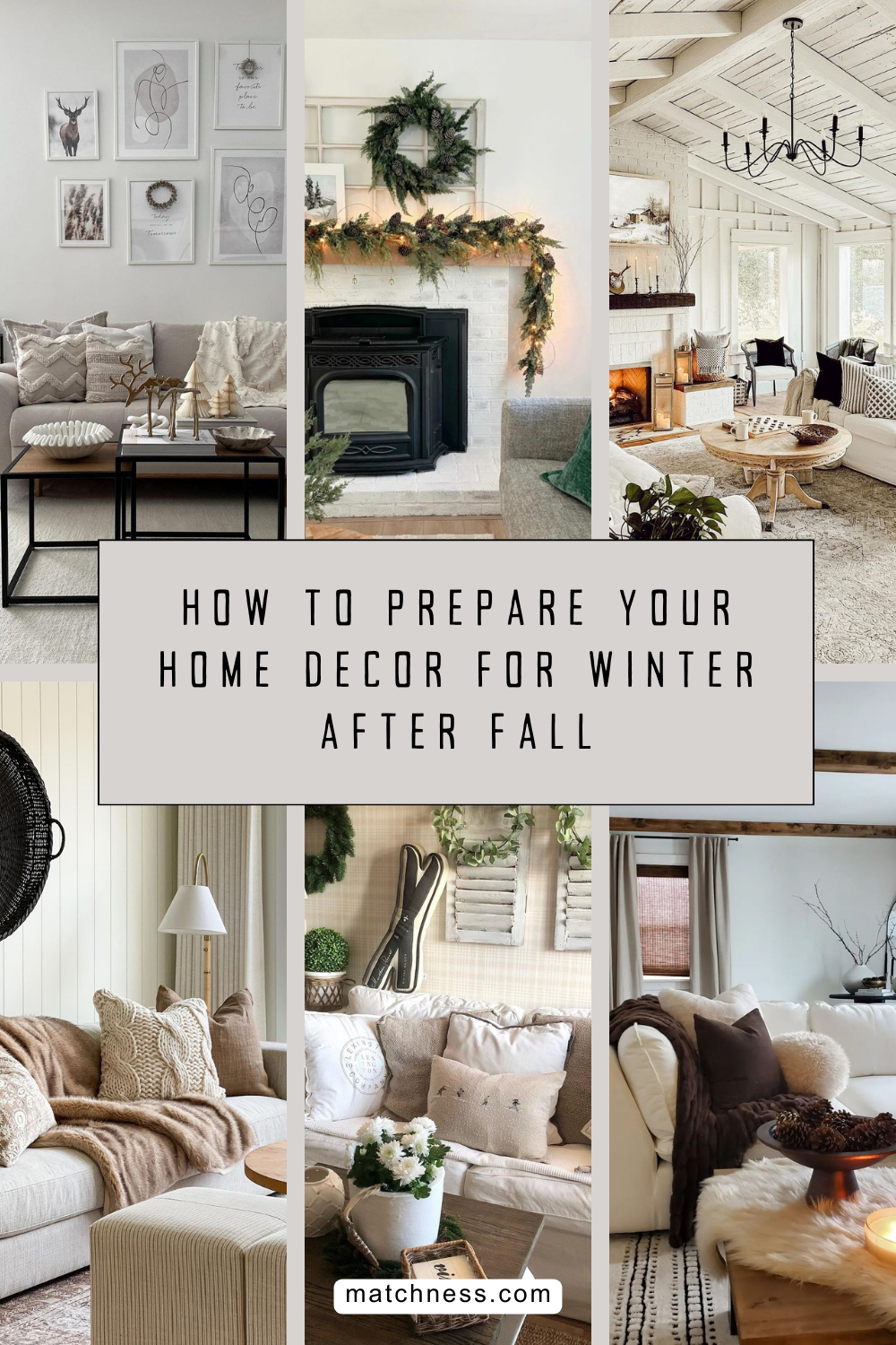 How to prepare your home decor for winter after fall