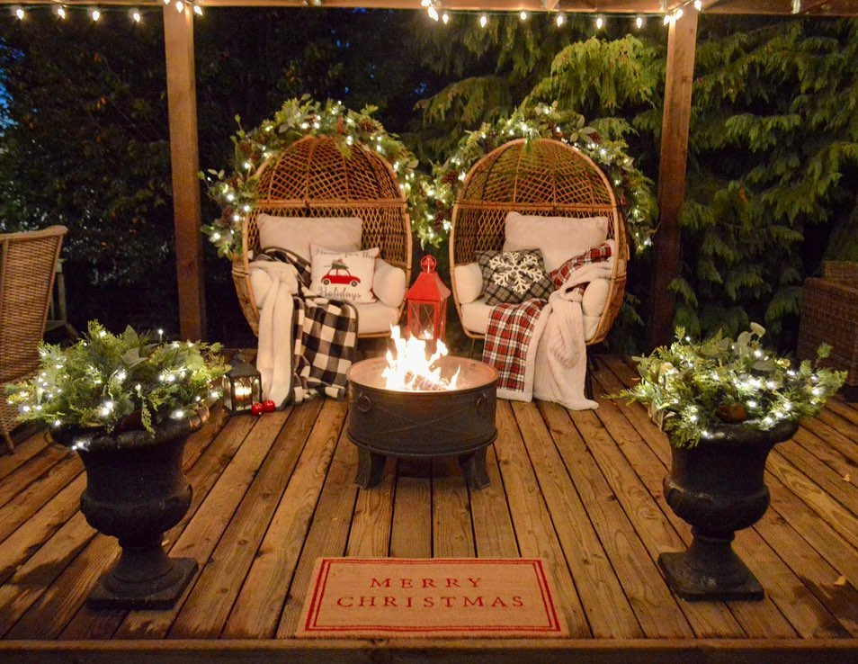 Outdoor seating area
