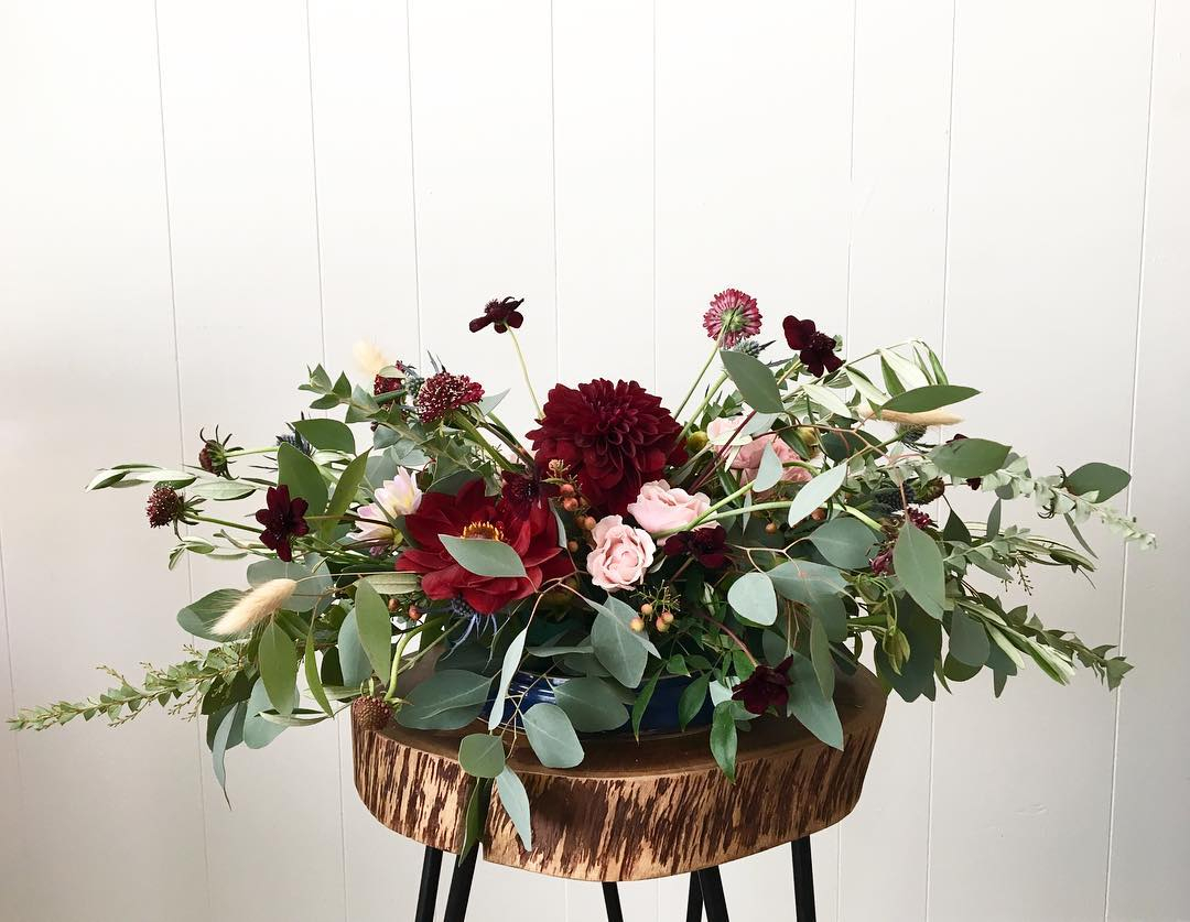 Wild winter arrangement