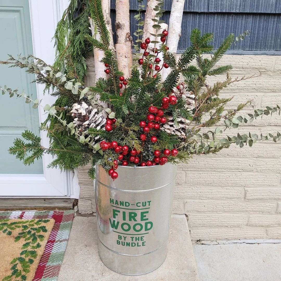 Winterberry arrangement