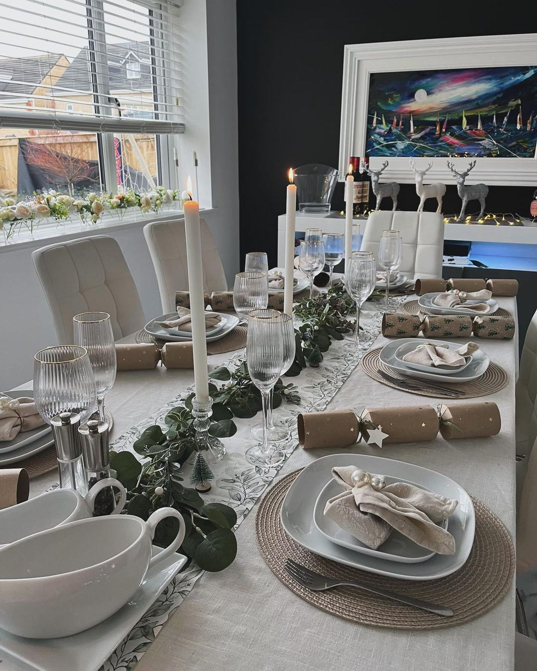 Christmas table setting