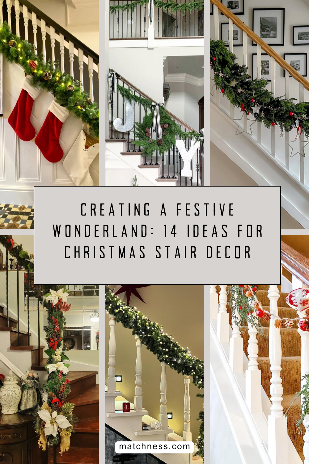 Creating a festive wonderland 14 ideas for christmas stair decor