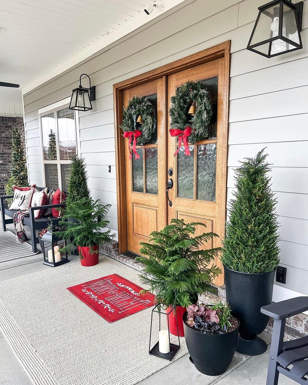 Festive doormat