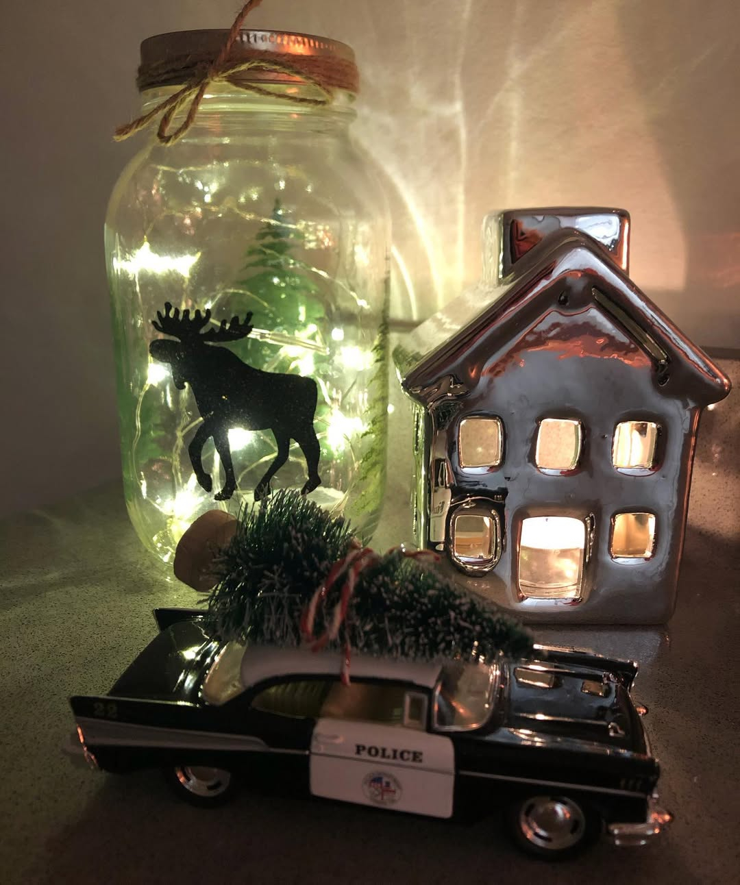 Mason jar lantern