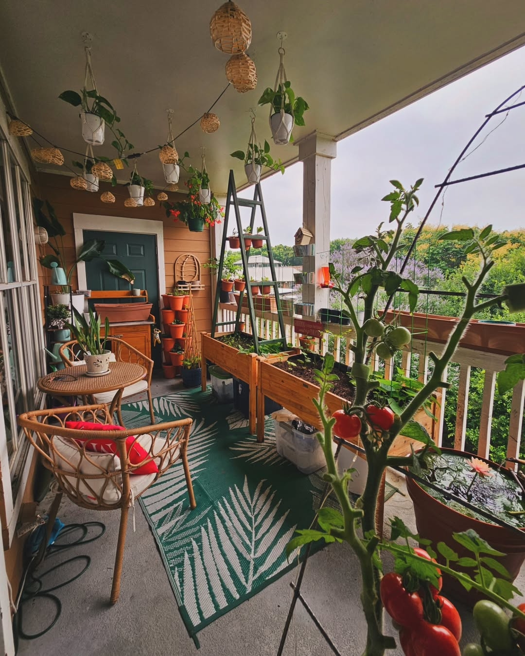 Balcony garden