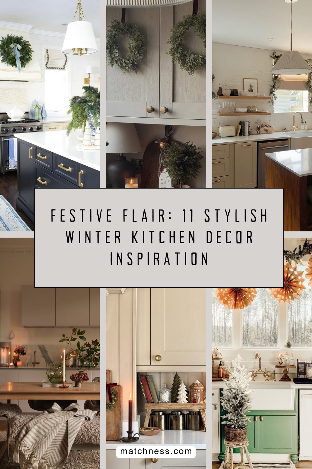 Festive flair stylish winter kitchen decor inspiration