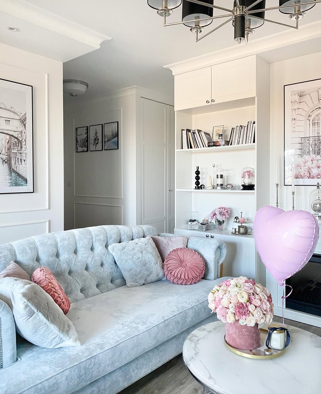 Minimalist Valentines decor
