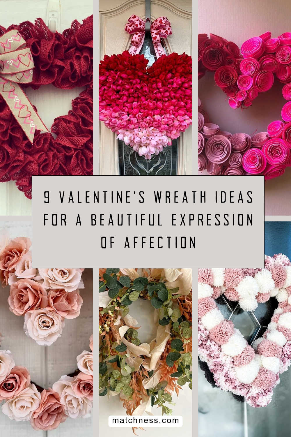 Valentine's day wreath