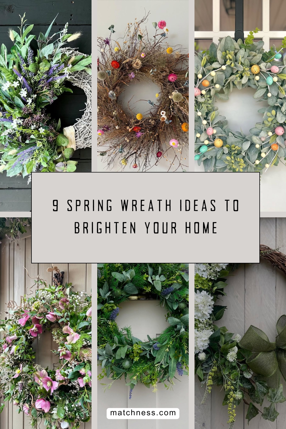 9 spring wreath ideas to brighten your home