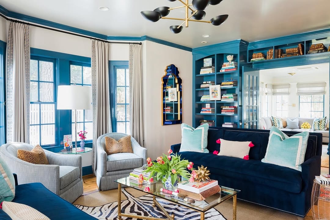 Blue color scheme