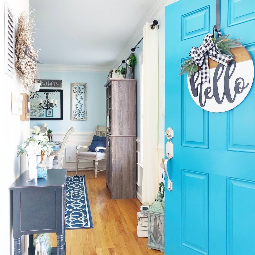 Blue door