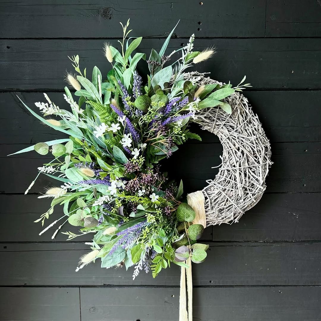 Lavender wreath