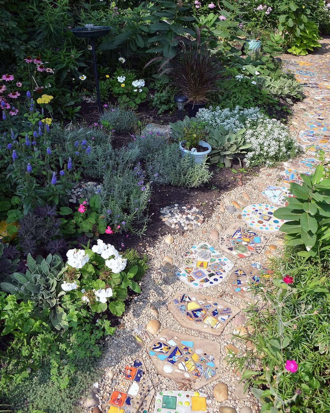 Mosaic stepping stones