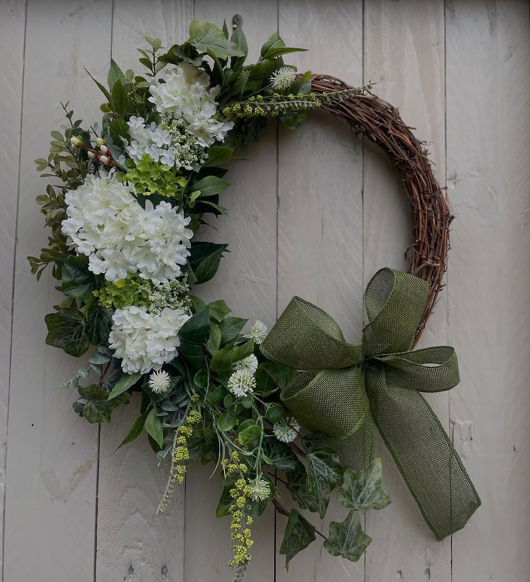 Rustic farmhouse wreath