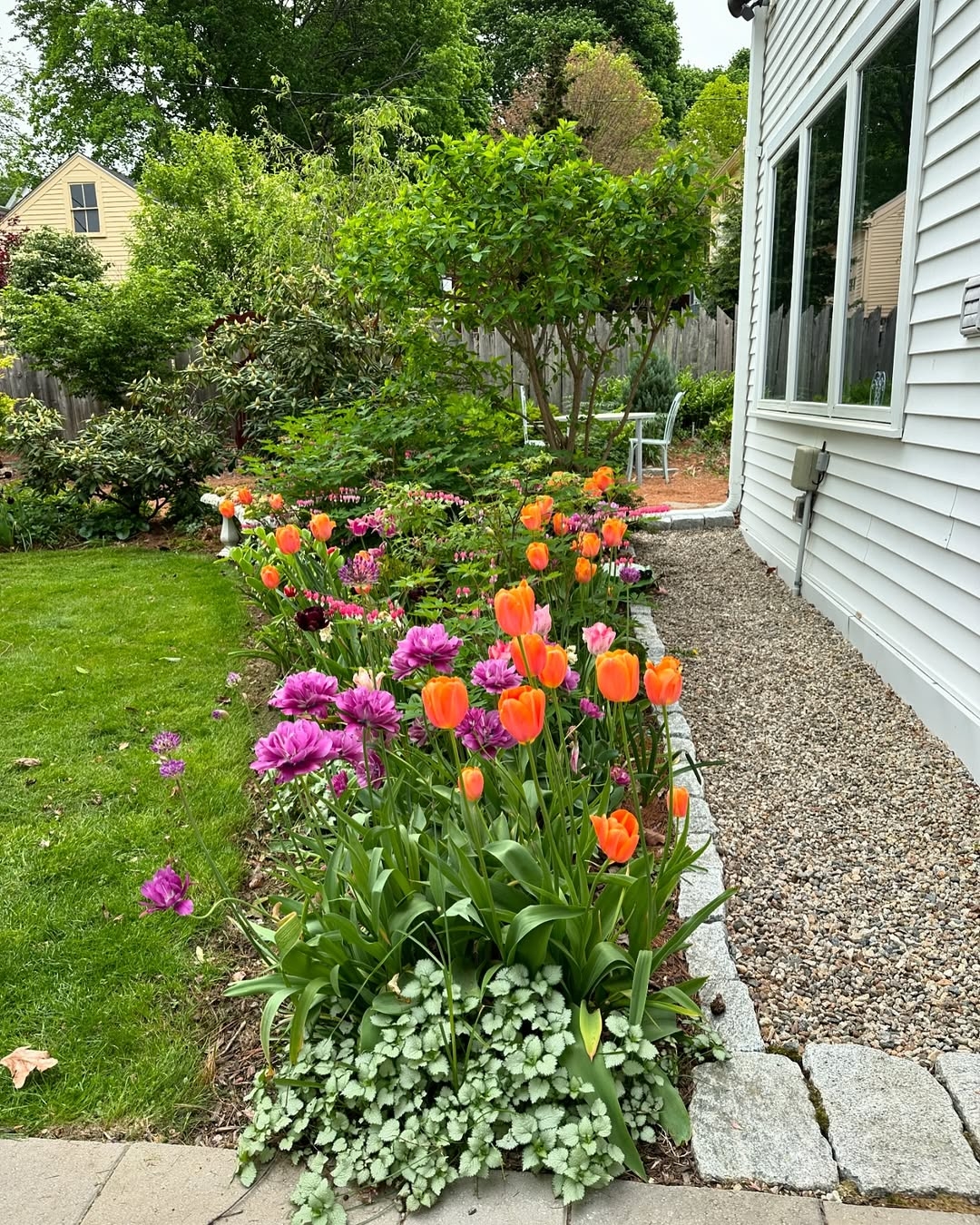 Side yard garden