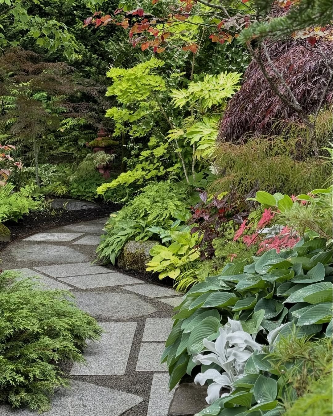 Stone pathway