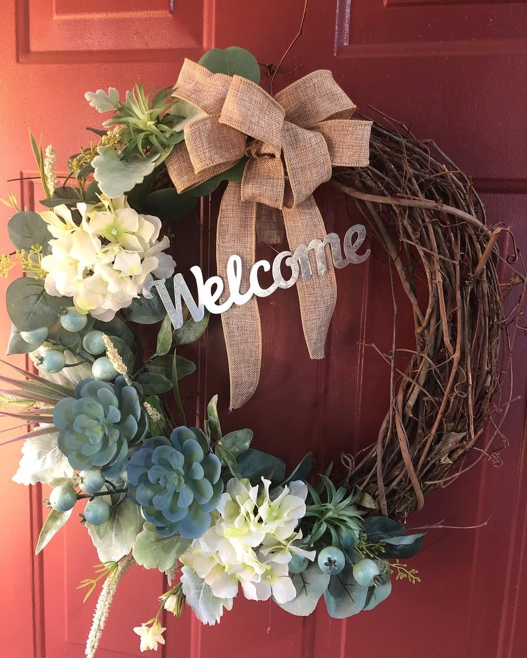 Succulent wreath